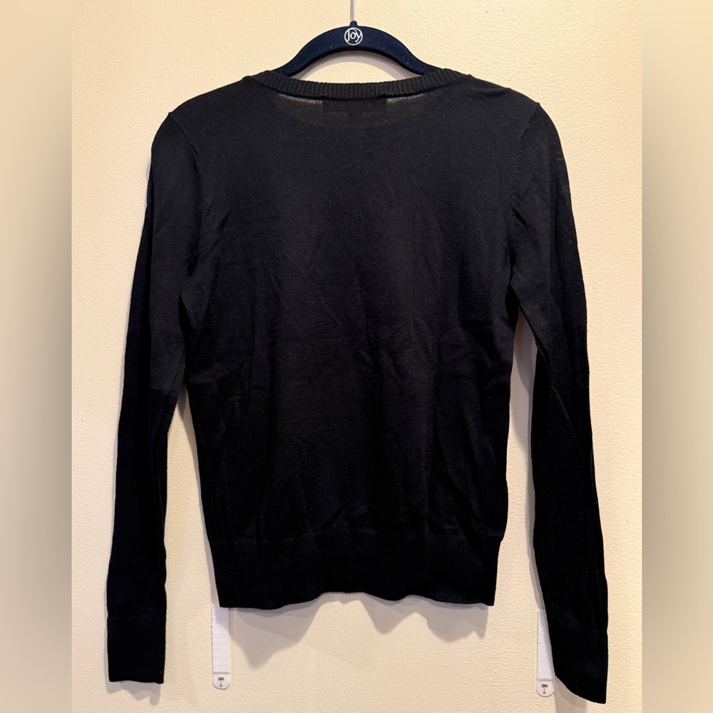 LOFT Black Knit Sweater - Picture 2 of 5